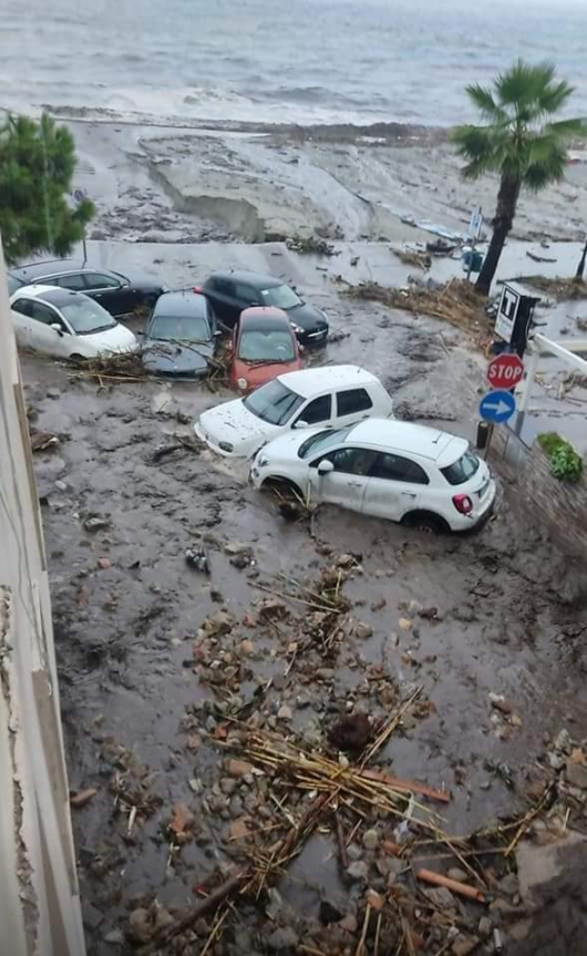 Nubifragio a Scilla, ingenti danni