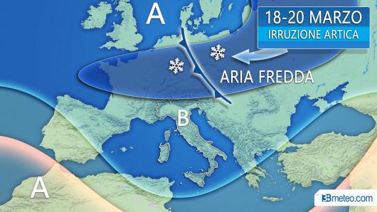 Nuova irruzione fredda in vista per l'Europa