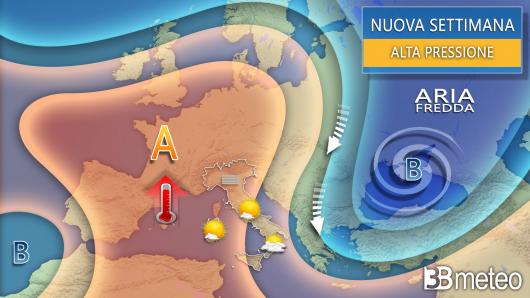 Nuova settimana, arriva l'anticiclone di Santa Lucia