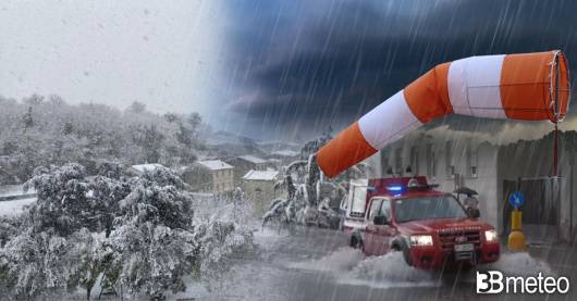 Nuova settimana con maltempo e neve fino in pianura