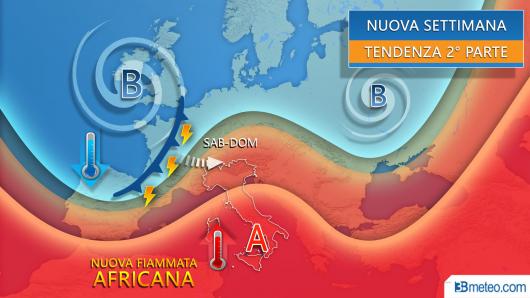 Nuova settimana seconda parte, da giovedì al weekend