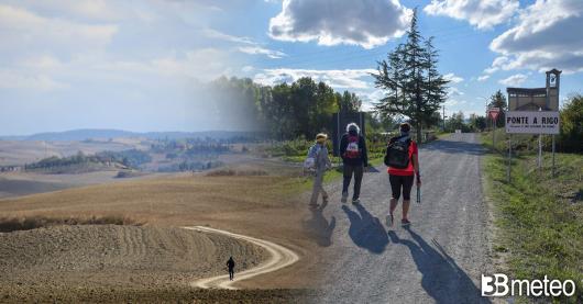 Paesaggio Walking Francigena Ultra Marathon 