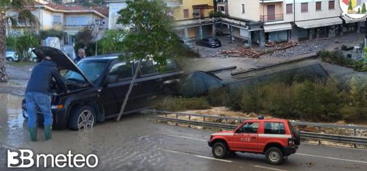 Pesante maltempo al Nordovest, diverse alluvioni
