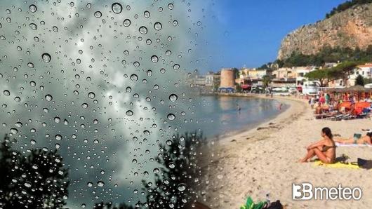 Piogge su parte del Nord, sole e caldo estivo al Sud