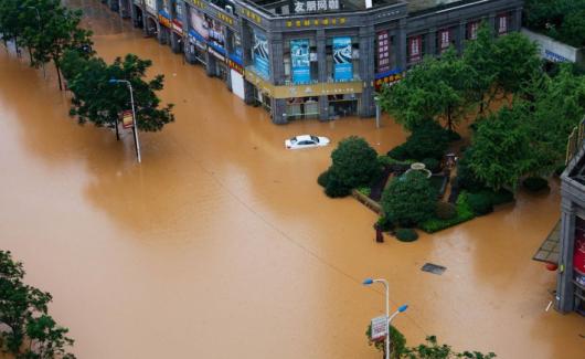 Piogge torrenziali in Cina (Immagine di archivio)