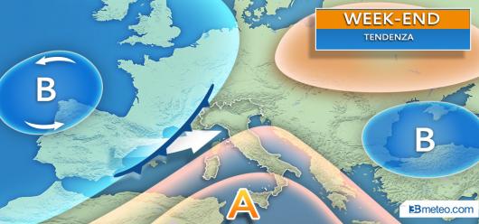 Possibile nuovo peggioramento nel weekend