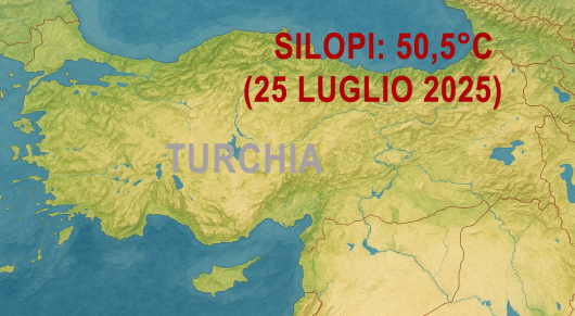 Primi 50°C in Turchia