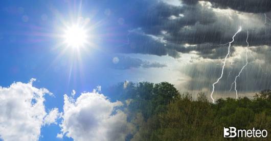 Prossimi giorni con sole e locali temporali