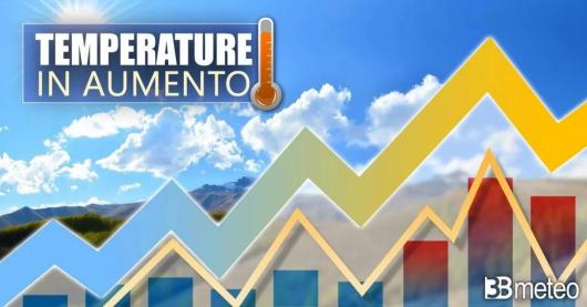 Prossimi giorni con temperature in aumento