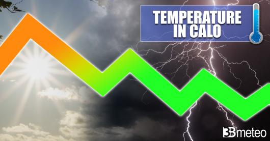 Prossimi giorni con temperature in calo