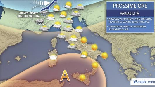 qualche pioggia in arrivo