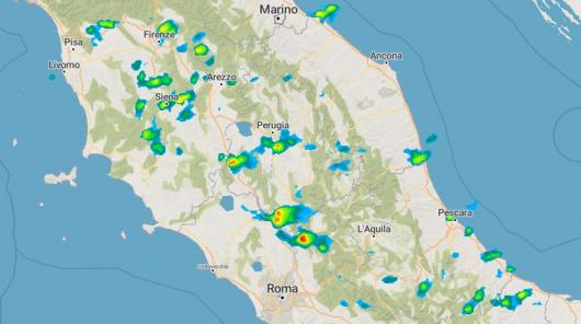 Radar meteo Centro