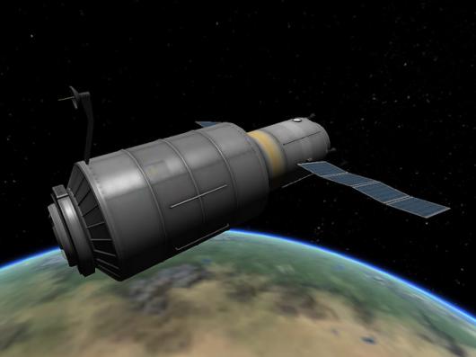 Rappresentazione grafica della stazione spaziale Tiangong1 (Fonte immagine: flickr.com/photos/kordite)