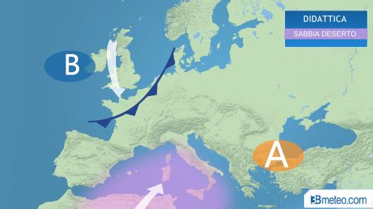 sabbia dal deserto, configurazione
