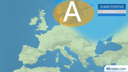 Scand positivo, anticiclone sulla Scandinavia: didattica