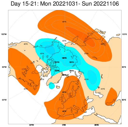 Scenario ECMWF 15 - 21 ottobre