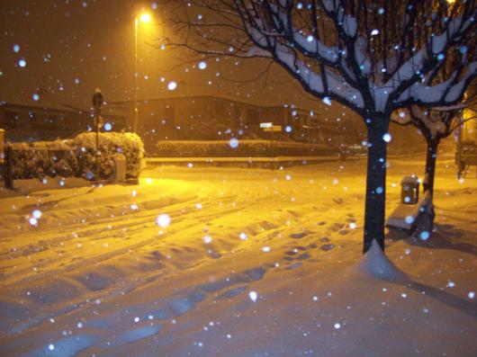 Sera del 21 Dicembre, pianura bergamasca