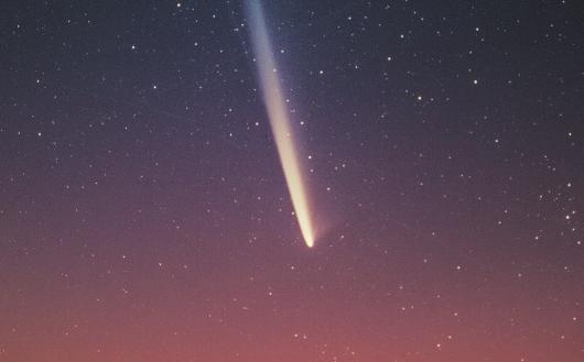 Si avvicina la cometa del secolo (foto dalla pagina twitter/X di @YBeletsky)