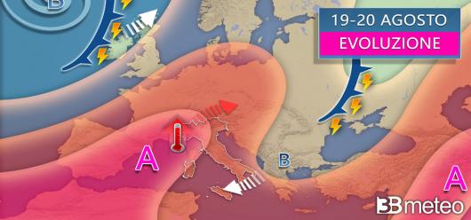 Si rinforza l'anticiclone africano nel weekend