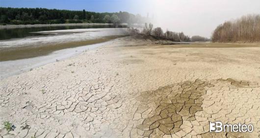 Siccità, il mare risale il corso del fiume