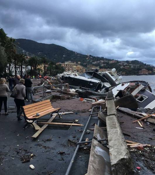 Situazione drammatica sulle coste del Tigullio