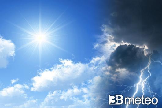 Sole e caldo a inizio settimana, ma anche qualche temporale