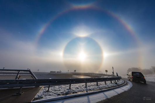 Spettacolare alone fotografato a Jena (Germania), Marco Rank's Weatherscapes