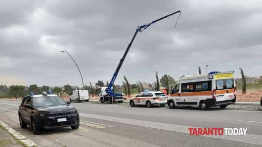 Taranto, il luogo dell'incidente (Fonte immagine Taranto Today)