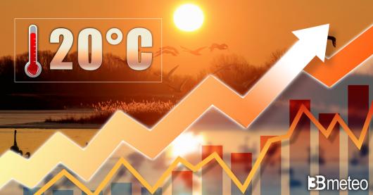 Temperature in aumento in settimana