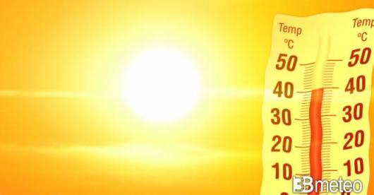 Temperature in aumento in settimana, punte di 40°C e oltre