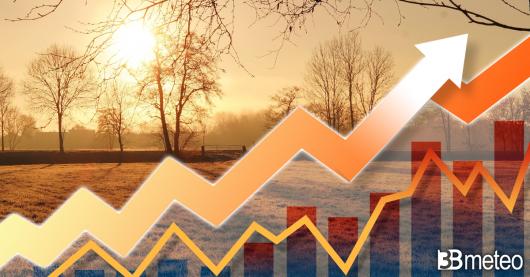 Temperature in aumento nei prossimi giorni