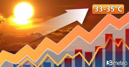 Temperature in aumento nei prossimi giorni