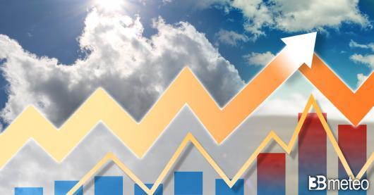Temperature in aumento su molte regioni nei prossimi giorni