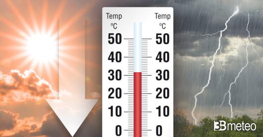 Temperature in calo in settimana
