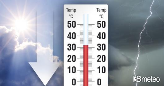 Temperature in calo nei prossimi giorni, ma ancora molto caldo al Sud