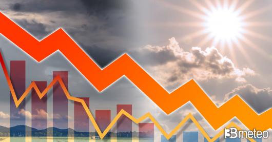 Temperature in diminuzione nei prossimi giorni