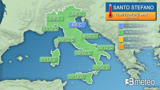 Temperature massime Stano Stefano