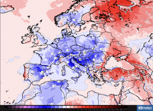 temperature sotto la media