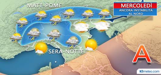Temporali attesi mercoledì