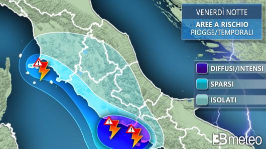 Temporali stanotte