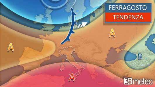 Tendenza giorni di Ferragosto 13-16