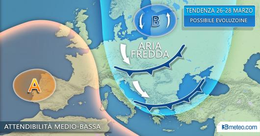 Tendenza meteo 26-28 marzo