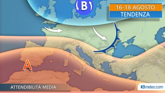 tendenza meteo dopo Ferragosto 2019