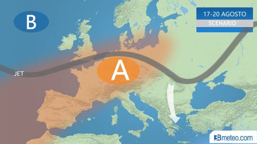tendenza meteo dopo Ferragosto