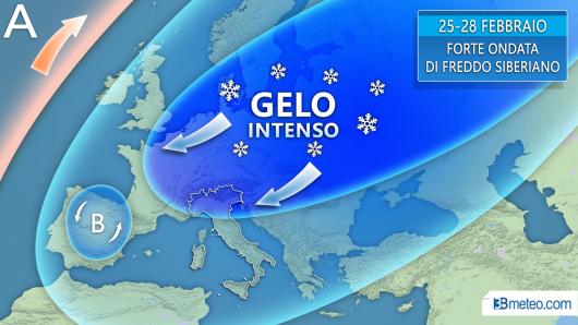 Tendenza meteo: forte ondata di gelo in arrivo sull'Europa