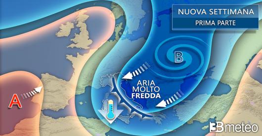 Tendenza meteo nuova settimana