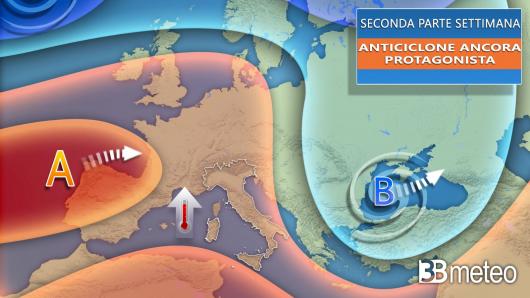 Tendenza meteo nuova settimana