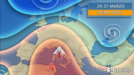 Tendenza meteo Pasqua e Pasquetta, prima parte della Settimana Santa