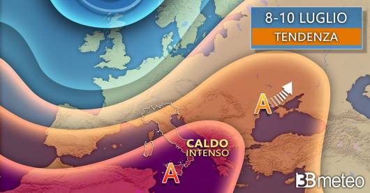 Tendenza meteo per la prossima settimana