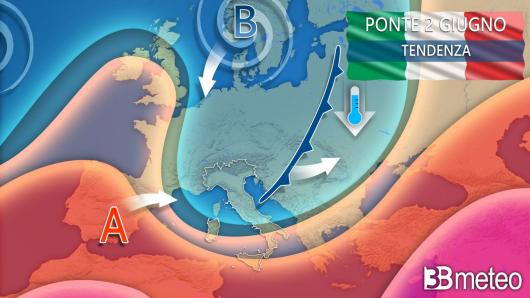 Tendenza meteo Ponte 2 giugno